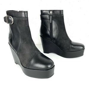 Harley-Davidson Women's Celina Black 4.5-Inch Fashion Wedge Boot